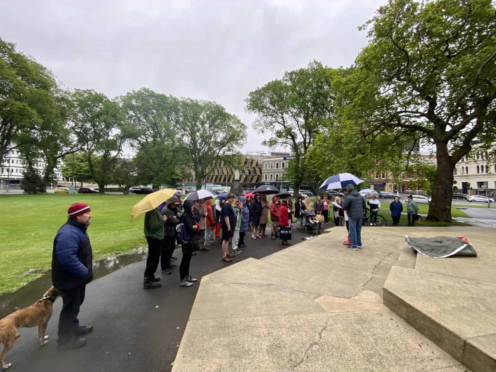 Dunedin Standing Strong even in the rain