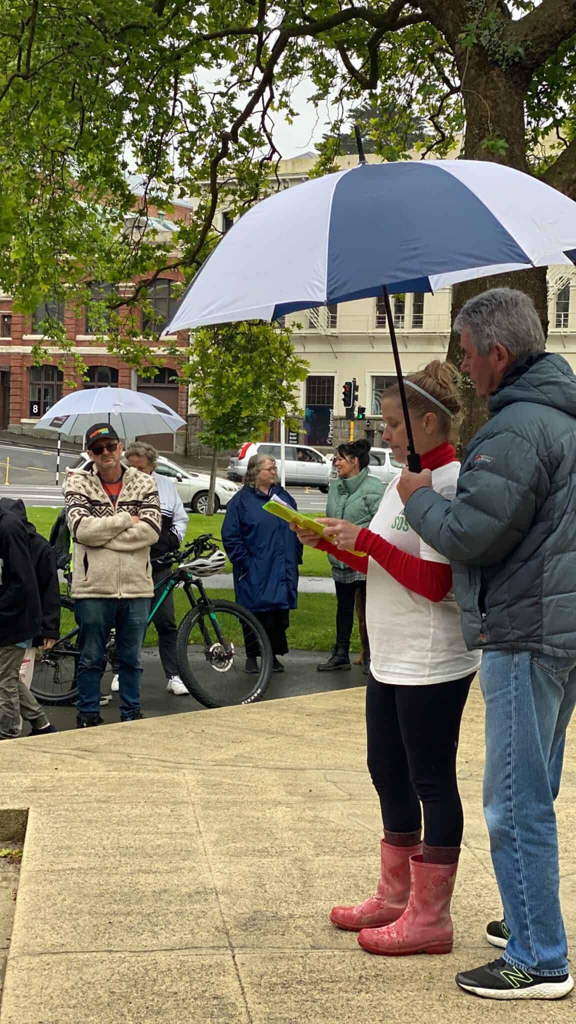 Dunedin Standing Strong even in the rain